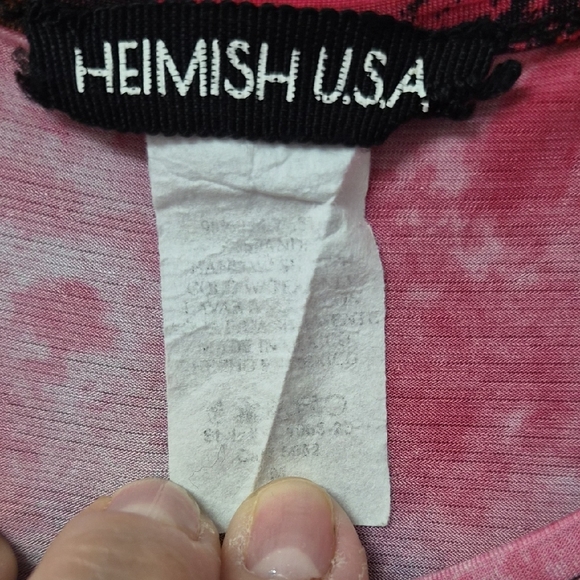 HEIMISH USA Pink Tie-Dye Top - Picture 3 of 6